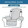 imageHVERSAILTEX Reversible Quilted Recliner Covers Recliner Chair Cover Water Resistant Furniture Protector Washable Couch Cover with Elastic Straps for Kids Pets Oversized Recliner BrownBeigeChristmas GreenBeige