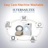 imageHVERSAILTEX Reversible Quilted Recliner Covers Recliner Chair Cover Water Resistant Furniture Protector Washable Couch Cover with Elastic Straps for Kids Pets Oversized Recliner BrownBeigeKhakiBeige