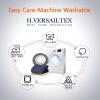 imageHVERSAILTEX Reversible Quilted Recliner Covers Recliner Chair Cover Water Resistant Furniture Protector Washable Couch Cover with Elastic Straps for Kids Pets Oversized Recliner BrownBeigeNavyBeige