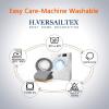 imageHVERSAILTEX Reversible Quilted Recliner Covers Recliner Chair Cover Water Resistant Furniture Protector Washable Couch Cover with Elastic Straps for Kids Pets Oversized Recliner BrownBeigeLight GreyBeige