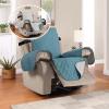 imageHVERSAILTEX Reversible Quilted Recliner Covers Recliner Chair Cover Water Resistant Furniture Protector Washable Couch Cover with Elastic Straps for Kids Pets Oversized Recliner BrownBeigeCameo BlueBeige