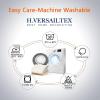 imageHVERSAILTEX Reversible Quilted Recliner Covers Recliner Chair Cover Water Resistant Furniture Protector Washable Couch Cover with Elastic Straps for Kids Pets Oversized Recliner BrownBeigeIvoryBeige