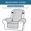 imageHVERSAILTEX Reversible Quilted Recliner Covers Recliner Chair Cover Water Resistant Furniture Protector Washable Couch Cover with Elastic Straps for Kids Pets Oversized Recliner BrownBeigeChristmas GreenBeige