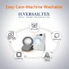 imageHVERSAILTEX Reversible Quilted Recliner Covers Recliner Chair Cover Water Resistant Furniture Protector Washable Couch Cover with Elastic Straps for Kids Pets Oversized Recliner BrownBeigeGreyBeige
