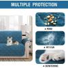 imageHVERSAILTEX Thick Velvet Loveseat Cover Soft Couch Cover for 2 Cushion Cover Washable Furniture Protector for Dogs NonSlip Sofa Slipcover Fit Sitting Width Up to 54quotLoveseat LodenPeacock Blue