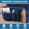 imageHVERSAILTEX Thick Velvet Loveseat Cover Soft Couch Cover for 2 Cushion Cover Washable Furniture Protector for Dogs NonSlip Sofa Slipcover Fit Sitting Width Up to 54quotLoveseat LodenNavy