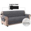 imageHVERSAILTEX Thick Velvet Loveseat Cover Soft Couch Cover for 2 Cushion Cover Washable Furniture Protector for Dogs NonSlip Sofa Slipcover Fit Sitting Width Up to 54quotLoveseat LodenGrey