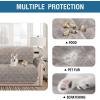imageHVERSAILTEX Thick Velvet Loveseat Cover Soft Couch Cover for 2 Cushion Cover Washable Furniture Protector for Dogs NonSlip Sofa Slipcover Fit Sitting Width Up to 54quotLoveseat LodenTaupe