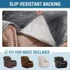 imageHVERSAILTEX Thick Velvet Loveseat Cover Soft Couch Cover for 2 Cushion Cover Washable Furniture Protector for Dogs NonSlip Sofa Slipcover Fit Sitting Width Up to 54quotLoveseat LodenGrey