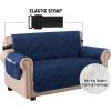 imageHVERSAILTEX Thick Velvet Loveseat Cover Soft Couch Cover for 2 Cushion Cover Washable Furniture Protector for Dogs NonSlip Sofa Slipcover Fit Sitting Width Up to 54quotLoveseat LodenNavy