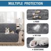 imageHVERSAILTEX Thick Velvet Loveseat Cover Soft Couch Cover for 2 Cushion Cover Washable Furniture Protector for Dogs NonSlip Sofa Slipcover Fit Sitting Width Up to 54quotLoveseat LodenGrey