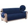 imageHVERSAILTEX Thick Velvet Loveseat Cover Soft Couch Cover for 2 Cushion Cover Washable Furniture Protector for Dogs NonSlip Sofa Slipcover Fit Sitting Width Up to 54quotLoveseat LodenNavy
