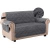 imageHVERSAILTEX Thick Velvet Loveseat Cover Soft Couch Cover for 2 Cushion Cover Washable Furniture Protector for Dogs NonSlip Sofa Slipcover Fit Sitting Width Up to 54quotLoveseat LodenGrey