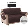 imageHVERSAILTEX Thick Velvet Loveseat Cover Soft Couch Cover for 2 Cushion Cover Washable Furniture Protector for Dogs NonSlip Sofa Slipcover Fit Sitting Width Up to 54quotLoveseat LodenBrown