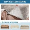 imageHVERSAILTEX Thick Velvet Loveseat Cover Soft Couch Cover for 2 Cushion Cover Washable Furniture Protector for Dogs NonSlip Sofa Slipcover Fit Sitting Width Up to 54quotLoveseat LodenTaupe