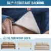 imageHVERSAILTEX Thick Velvet Loveseat Cover Soft Couch Cover for 2 Cushion Cover Washable Furniture Protector for Dogs NonSlip Sofa Slipcover Fit Sitting Width Up to 54quotLoveseat LodenNavy