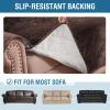 imageHVERSAILTEX Thick Velvet Loveseat Cover Soft Couch Cover for 2 Cushion Cover Washable Furniture Protector for Dogs NonSlip Sofa Slipcover Fit Sitting Width Up to 54quotLoveseat LodenBrown