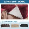 imageHVERSAILTEX Thick Velvet Loveseat Cover Soft Couch Cover for 2 Cushion Cover Washable Furniture Protector for Dogs NonSlip Sofa Slipcover Fit Sitting Width Up to 54quotLoveseat LodenBurgundy