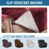 imageHVERSAILTEX Thick Velvet Loveseat Cover Soft Couch Cover for 2 Cushion Cover Washable Furniture Protector for Dogs NonSlip Sofa Slipcover Fit Sitting Width Up to 54quotLoveseat LodenBurgundy