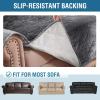 imageHVERSAILTEX Thick Velvet Loveseat Cover Soft Couch Cover for 2 Cushion Cover Washable Furniture Protector for Dogs NonSlip Sofa Slipcover Fit Sitting Width Up to 54quotLoveseat LodenGrey