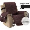 imageHVERSAILTEX Thick Velvet Loveseat Cover Soft Couch Cover for 2 Cushion Cover Washable Furniture Protector for Dogs NonSlip Sofa Slipcover Fit Sitting Width Up to 54quotLoveseat LodenBrown