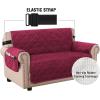 imageHVERSAILTEX Thick Velvet Loveseat Cover Soft Couch Cover for 2 Cushion Cover Washable Furniture Protector for Dogs NonSlip Sofa Slipcover Fit Sitting Width Up to 54quotLoveseat LodenBurgundy