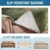 imageHVERSAILTEX Thick Velvet Loveseat Cover Soft Couch Cover for 2 Cushion Cover Washable Furniture Protector for Dogs NonSlip Sofa Slipcover Fit Sitting Width Up to 54quotLoveseat LodenLoden