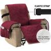 imageHVERSAILTEX Thick Velvet Loveseat Cover Soft Couch Cover for 2 Cushion Cover Washable Furniture Protector for Dogs NonSlip Sofa Slipcover Fit Sitting Width Up to 54quotLoveseat LodenBurgundy