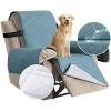 imageHVERSAILTEX 100 Waterproof Furniture Protector for Recliner Sofa Cover for Leather Sofa NonSlip Protector for Recliner Chair Cover Protect from Pets KidsSmoke Blue
