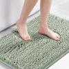 imageHVERSAILTEX Navy Blue Bath Rug Bath Mat Non Slip Bath Mats for Bathroom Floor Bathroom Rug Extra Thick Chenille Rug 17quot x 24quot Absorbent Soft Shaggy Washable Dry Fast Plush Rugs for BathtubsSage