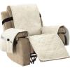 imageHVERSAILTEX Thick Velvet Loveseat Cover Soft Couch Cover for 2 Cushion Cover Washable Furniture Protector for Dogs NonSlip Sofa Slipcover Fit Sitting Width Up to 54quotLoveseat LodenIvory