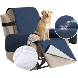 imageHVERSAILTEX 100 Waterproof Furniture Protector for Recliner Sofa Cover for Leather Sofa NonSlip Protector for Recliner Chair Cover Protect from Pets KidsNavy