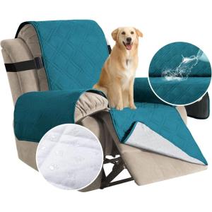imageHVERSAILTEX 100 Waterproof Furniture Protector for Recliner Sofa Cover for Leather Sofa NonSlip Protector for Recliner Chair Cover Protect from Pets KidsDark Teal