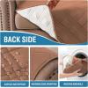 imageHVERSAILTEX 100 Waterproof Loveseat Covers for 2 Cushion Couch Modern Sofa Covers Waterproof and Washable Thick Soft Couch Cover for Dogs with Elastic Straps Loveseat GreyBeigeTerracottaBeige