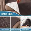 imageHVERSAILTEX 100 Waterproof Loveseat Covers for 2 Cushion Couch Modern Sofa Covers Waterproof and Washable Thick Soft Couch Cover for Dogs with Elastic Straps Loveseat GreyBeigeChocolateBeige