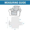 imageHVERSAILTEX 100 Waterproof Loveseat Covers for 2 Cushion Couch Modern Sofa Covers Waterproof and Washable Thick Soft Couch Cover for Dogs with Elastic Straps Loveseat GreyBeigeBlackBeige