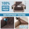 imageHVERSAILTEX 100 Waterproof Loveseat Covers for 2 Cushion Couch Modern Sofa Covers Waterproof and Washable Thick Soft Couch Cover for Dogs with Elastic Straps Loveseat GreyBeigeChocolateBeige