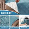 imageHVERSAILTEX 100 Waterproof Loveseat Covers for 2 Cushion Couch Modern Sofa Covers Waterproof and Washable Thick Soft Couch Cover for Dogs with Elastic Straps Loveseat GreyBeigeSmoke BlueBeige