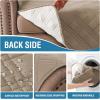 imageHVERSAILTEX 100 Waterproof Loveseat Covers for 2 Cushion Couch Modern Sofa Covers Waterproof and Washable Thick Soft Couch Cover for Dogs with Elastic Straps Loveseat GreyBeigeTaupeBeige