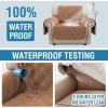 imageHVERSAILTEX 100 Waterproof Loveseat Covers for 2 Cushion Couch Modern Sofa Covers Waterproof and Washable Thick Soft Couch Cover for Dogs with Elastic Straps Loveseat GreyBeigeTerracottaBeige
