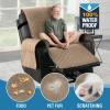 imageHVERSAILTEX 100 Waterproof Power Lift Recliner Chair Cover NonSlip Electric Reclining Cover for Recliner Chair Washable Power Lift Recliner Cover Stay in Place Ideal Furniture Protector GrayKhaki