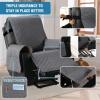 imageHVERSAILTEX 100 Waterproof Power Lift Recliner Chair Cover NonSlip Electric Reclining Cover for Recliner Chair Washable Power Lift Recliner Cover Stay in Place Ideal Furniture Protector GrayGrey