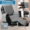 imageHVERSAILTEX 100 Waterproof Power Lift Recliner Chair Cover NonSlip Electric Reclining Cover for Recliner Chair Washable Power Lift Recliner Cover Stay in Place Ideal Furniture Protector GrayDove Gray