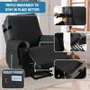 imageHVERSAILTEX 100 Waterproof Power Lift Recliner Chair Cover NonSlip Electric Reclining Cover for Recliner Chair Washable Power Lift Recliner Cover Stay in Place Ideal Furniture Protector GrayBlack