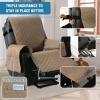 imageHVERSAILTEX 100 Waterproof Power Lift Recliner Chair Cover NonSlip Electric Reclining Cover for Recliner Chair Washable Power Lift Recliner Cover Stay in Place Ideal Furniture Protector GrayKhaki