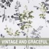 imageHVERSAILTEX Blackout Curtains for Living Room Darkening Thermal Insulated Panels 84 Inch Long Light Blocking Grommet CurtainsDrapes 2 Panels Vintage Classical Floral Printing Bluestone and TaupeGreySage