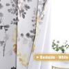 imageHVERSAILTEX Blackout Curtains for Living Room Darkening Thermal Insulated Panels 84 Inch Long Light Blocking Grommet CurtainsDrapes 2 Panels Vintage Classical Floral Printing Bluestone and TaupeGreyYellow