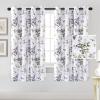 imageHVERSAILTEX Blackout Curtains for Living Room Darkening Thermal Insulated Panels 84 Inch Long Light Blocking Grommet CurtainsDrapes 2 Panels Vintage Classical Floral Printing Bluestone and TaupeGreySage