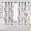 imageHVERSAILTEX Blackout Curtains for Living Room Darkening Thermal Insulated Panels 84 Inch Long Light Blocking Grommet CurtainsDrapes 2 Panels Vintage Classical Floral Printing Bluestone and TaupeGreyCoral