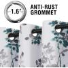 imageHVERSAILTEX Blackout Curtains for Living Room Darkening Thermal Insulated Panels 84 Inch Long Light Blocking Grommet CurtainsDrapes 2 Panels Vintage Classical Floral Printing Bluestone and TaupeGreyTeal